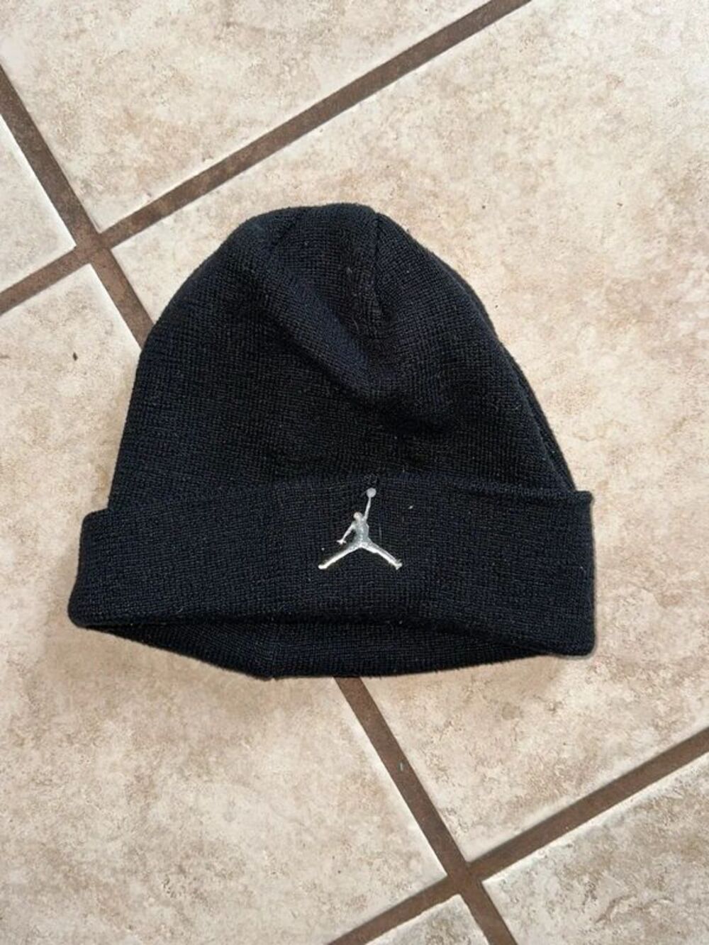Boys Black Jordan Beanie - Youth One Size